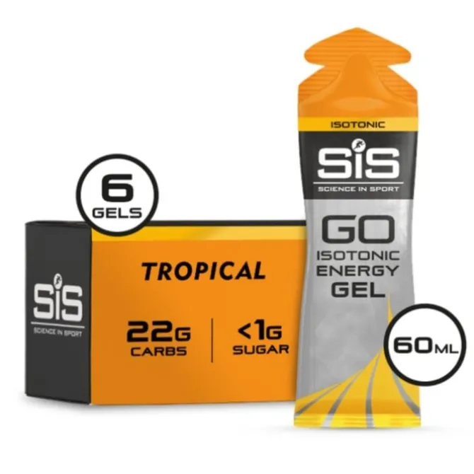 SIS Sportnahrung>Go Isotonic Gel 6x60ml Tropical Orange