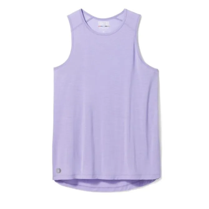 Smartwool Laufshirts>Active Ultralite High Neck Tank Wool Violett