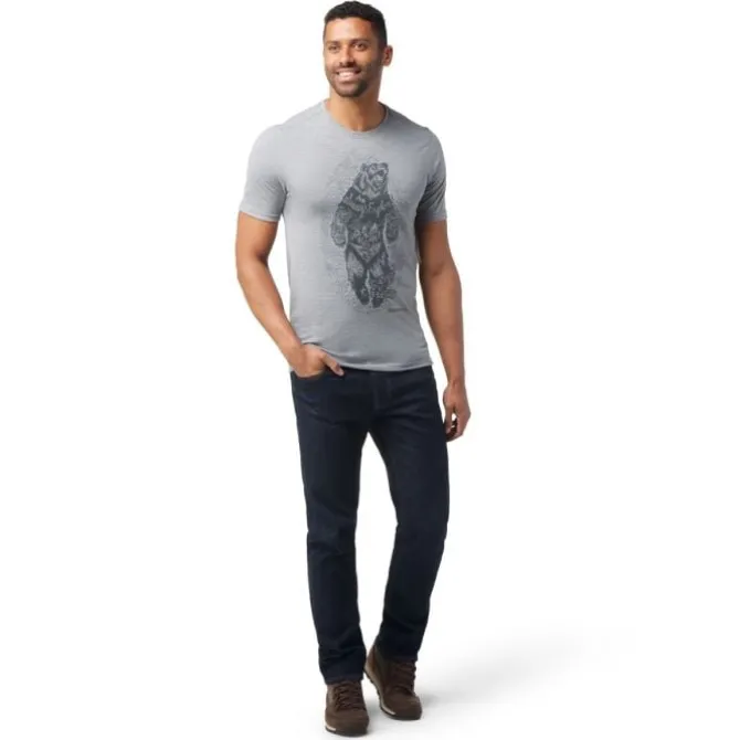 Smartwool Laufshirts>Always Explore Short Sleeve Graphic Tee Slim Fit Grau