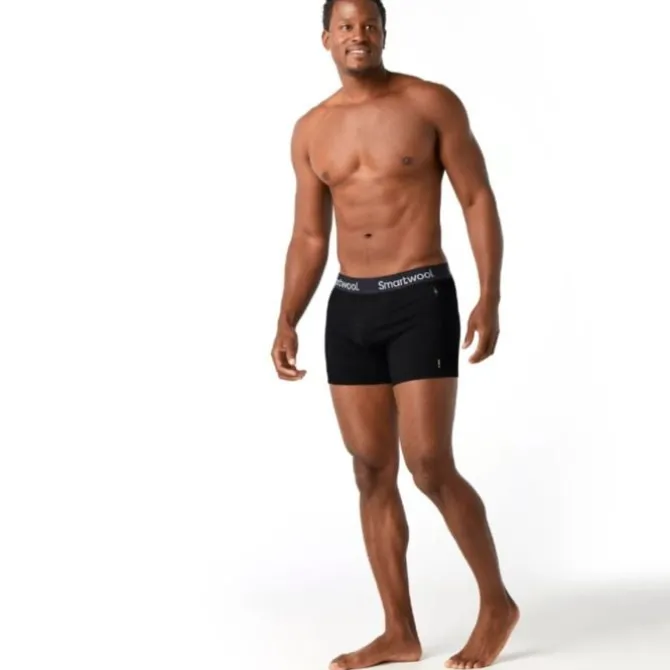 Smartwool Laufunterwäsche>Boxer Brief Boxed Wool Schwarz