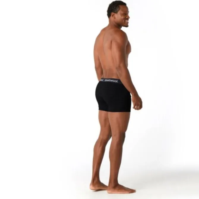 Smartwool Laufunterwäsche>Boxer Brief Boxed Wool Schwarz