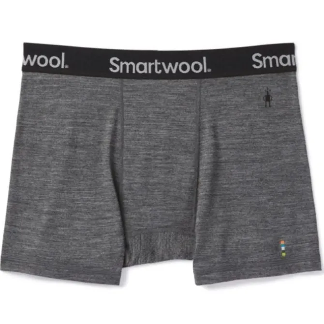 Smartwool Laufunterwäsche>Boxer Brief Wool Grau