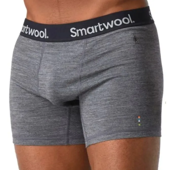 Smartwool Laufunterwäsche>Boxer Brief Wool Grau