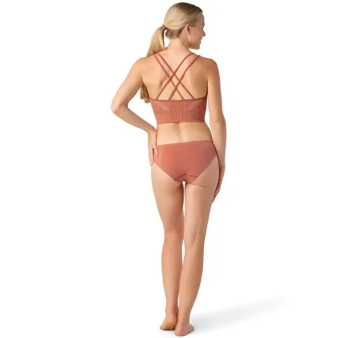 Smartwool Sport-bhs>Intraknit Strappy Bra Rot-violett
