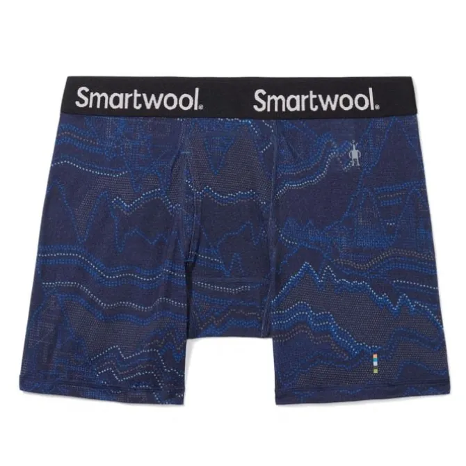 Smartwool Laufunterwäsche>Merino Print Boxer Breif Boxed