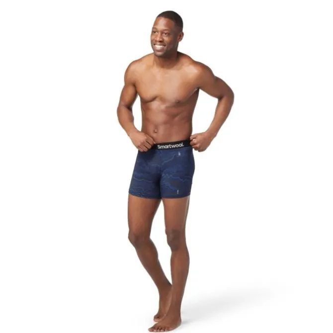 Smartwool Laufunterwäsche>Merino Print Boxer Breif Boxed