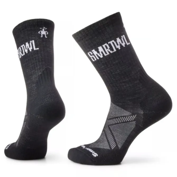 Smartwool Socken & Strümpfe | Laufsocken>Run Athletic  Logo Crew Socks Schwarz