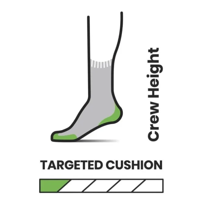 Smartwool Socken & Strümpfe | Laufsocken>Run Athletic  Logo Crew Socks Schwarz
