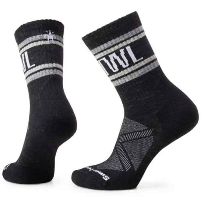 Smartwool Socken & Strümpfe | Laufsocken>Run Athletic Retro Stripe Crew Socks Schwarz
