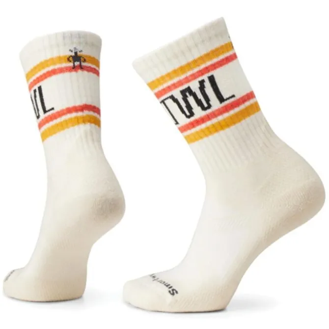 Smartwool Socken & Strümpfe | Laufsocken>Run Athletic Retro Stripe Crew Socks Weiß
