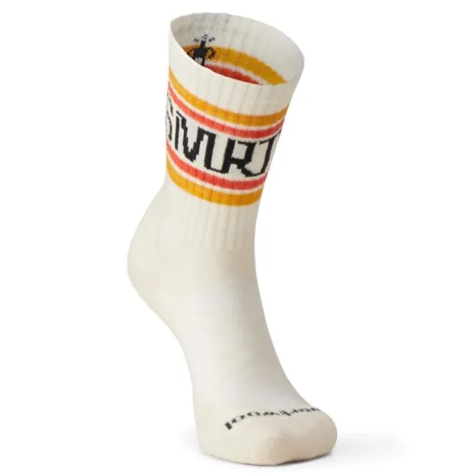 Smartwool Socken & Strümpfe | Laufsocken>Run Athletic Retro Stripe Crew Socks Weiß