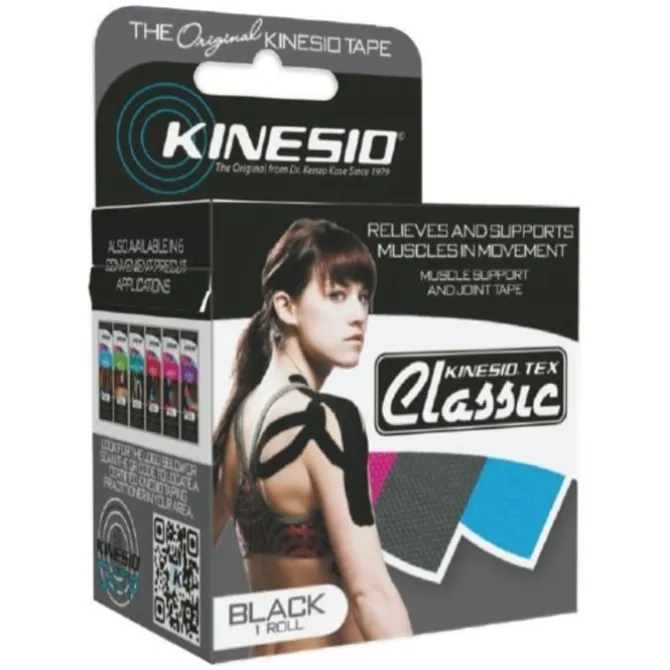 Sports Pharma Sportpflege Und Bandagen>Kinesio Tex Classic 5cm x 4m Schwarz