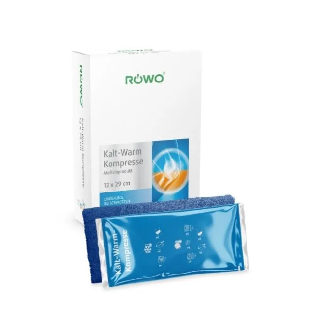 Sports Pharma Sportpflege Und Bandagen>Röwo Cold/Warm Thermo Wrap Schwarz