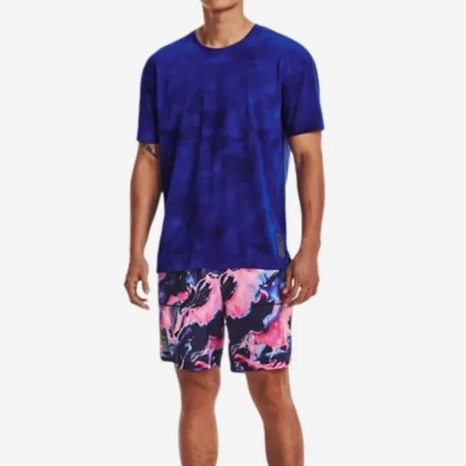 Under Armour Laufshirts>Run Anywhere Streaker Short Sleeve Blau