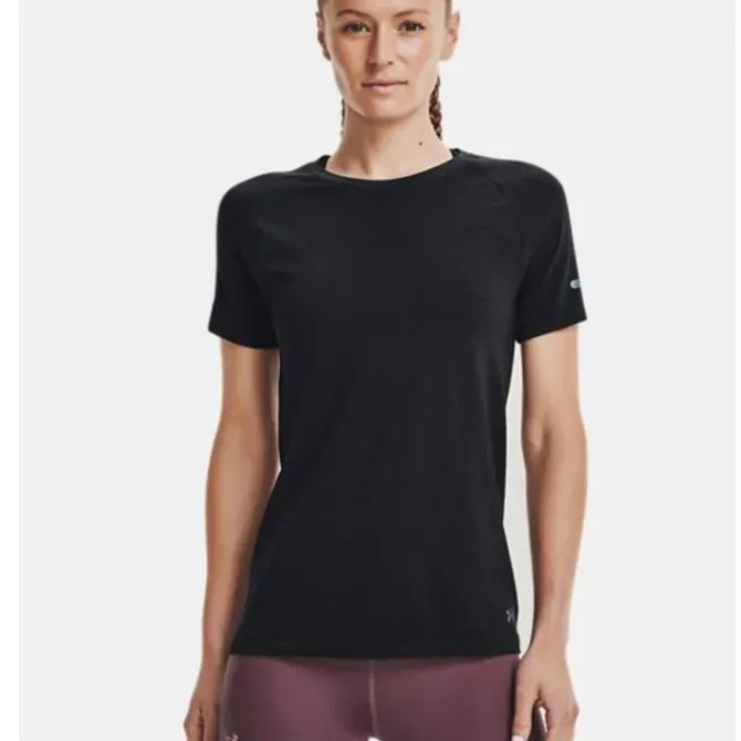 Under Armour Laufshirts>Seamless Run Short Sleeve Schwarz