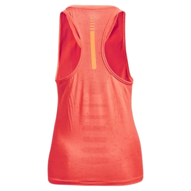 Under Armour Laufshirts>Seamless Run Tank Orange