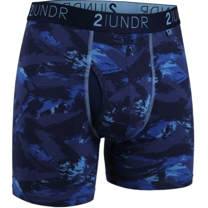 2UNDR Laufunterwäsche>Swing Shift Boxer Blau