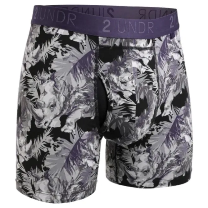 2UNDR Laufunterwäsche>Swing Shift Boxer Grau