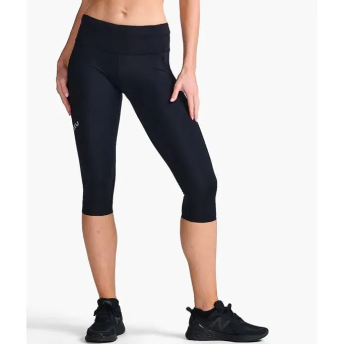 2XU Laufhosen>Aero Mid-Rise Compression 3/4 Tight Schwarz