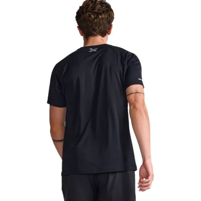 2XU Laufshirts>Aero Tee Schwarz