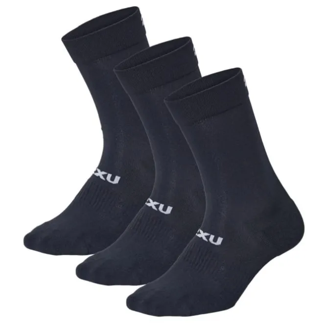 2XU Socken & Strümpfe | Laufsocken>Crew Socks 3 Pack Schwarz