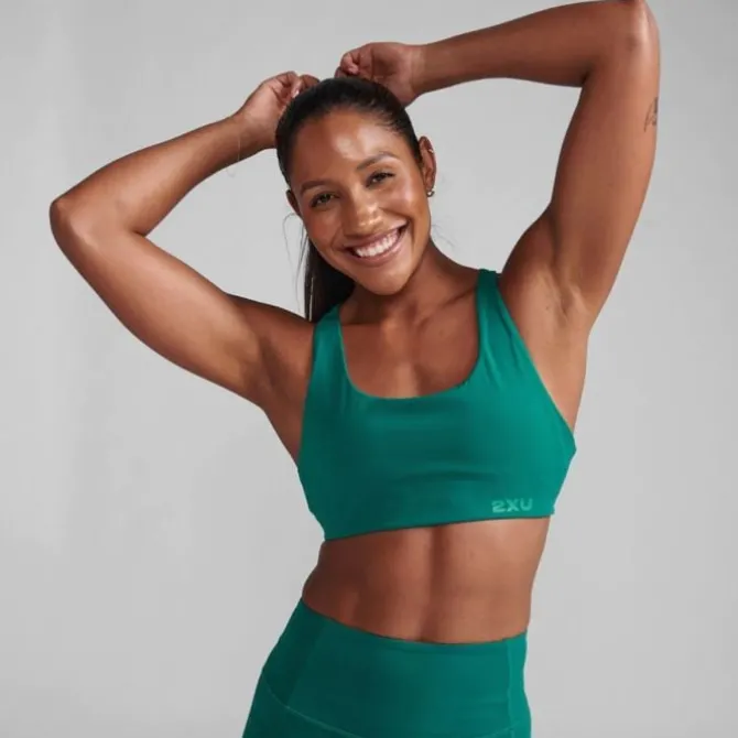 2XU Sport-bhs>Form Strappy Bra Grün