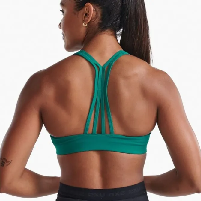 2XU Sport-bhs>Form Strappy Bra Grün