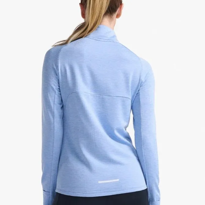 2XU Laufshirts>Ignition 1/4 Zip Blau