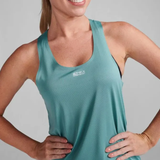 2XU Laufshirts>Light Speed Tech Singlet Grün