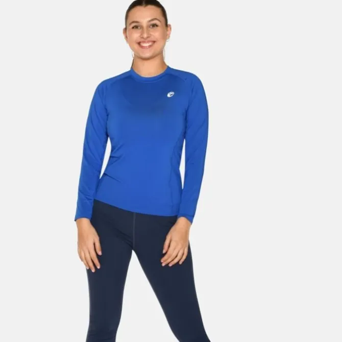 Zebdia Laufunterwüsche | Laufshirts>Baselayer LS Tee Blau