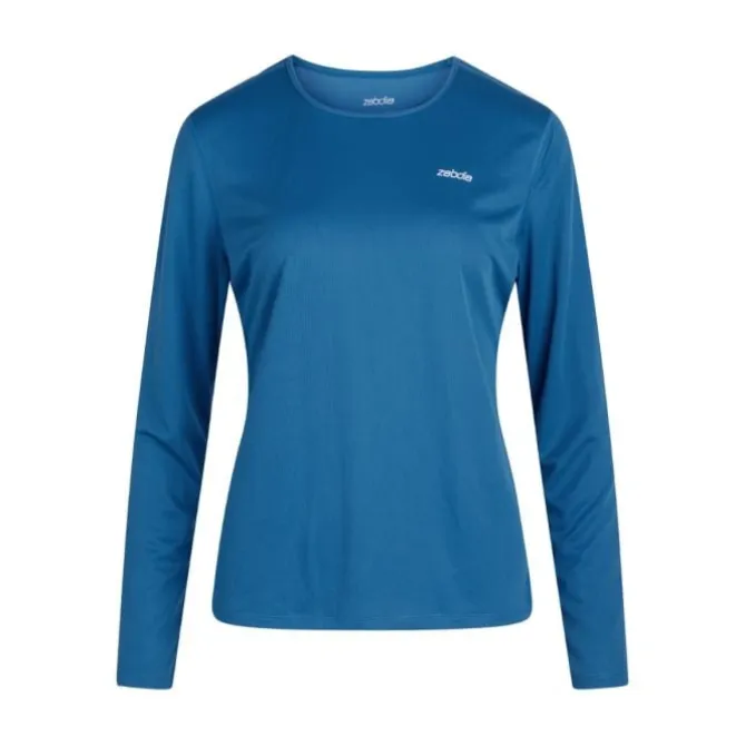 Zebdia Laufshirts>Sports LS Tee Blau