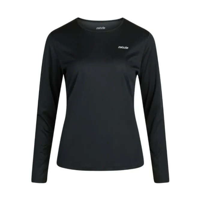 Zebdia Laufshirts>Sports LS Tee Schwarz