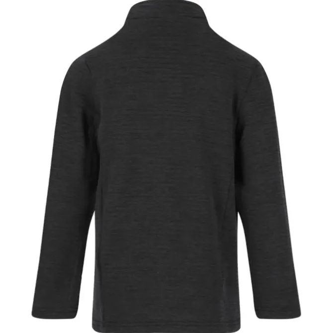 Zigzag Langarmshirts>Pineapple Melange Half Zip Waffle Midlayer Schwarz